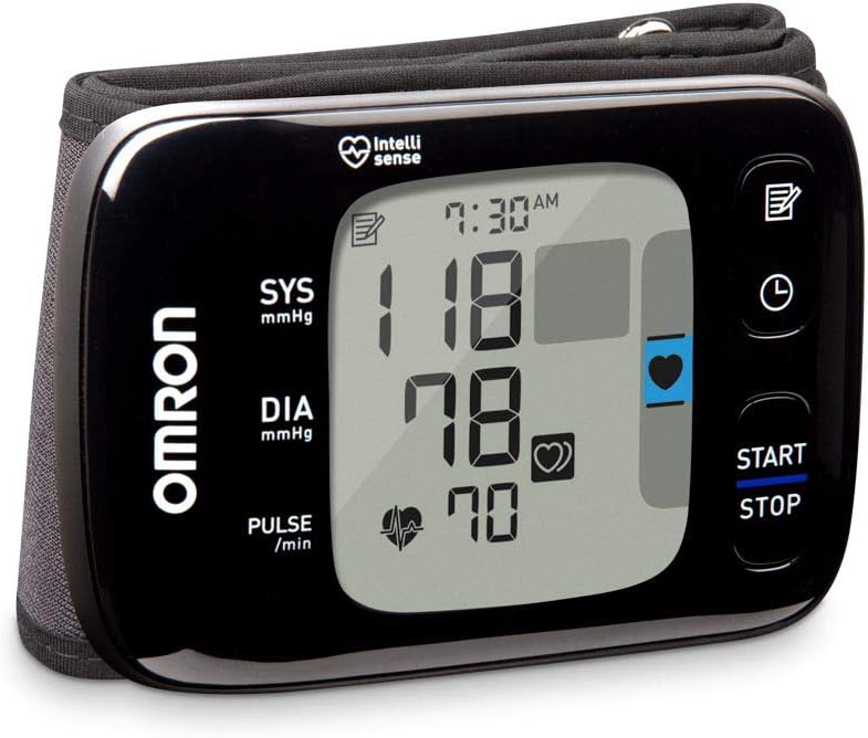 Omron 7 Series Wireless Wrist Blood Pressure Monitor, Black