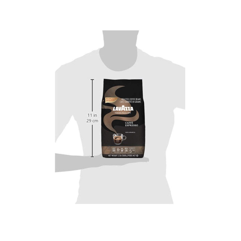 Lavazza Espresso Italiano Whole Bean Coffee Blend, Medium Roast, 2.2 Pound Bag (Packaging May Vary) Premium Quality, Non GMO, 100% Arabica, Rich bodied