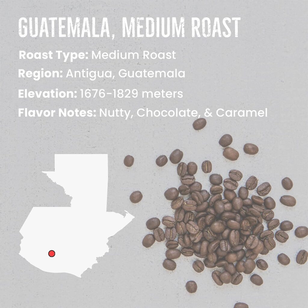 Mt. Comfort Coffee Mayan Full City Roast  Guatemala Medium Roast, 12 oz Bag, (Pack of 2) - Sourced From Small Coffee Farms - Flavor Notes of Nutty, Chocolate,  Caramel - Roasted Whole Beans