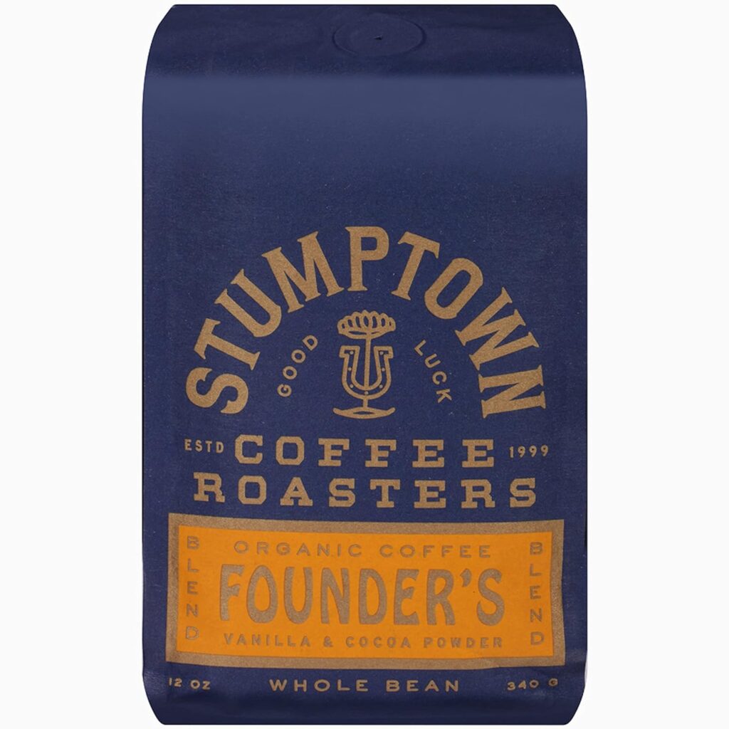 Stumptown Coffee Roasters, Medium Roast Organic Whole Bean Coffee - Hundred Mile 12 Ounce Bag with Flavor Notes of Jam and Toffee